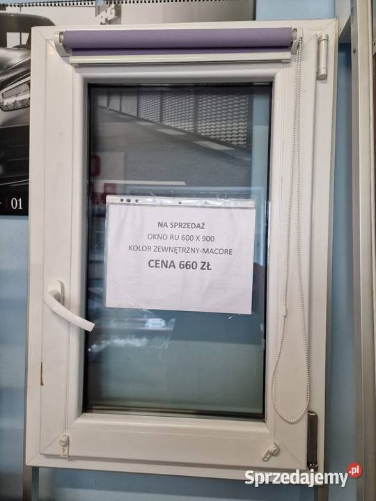 okno PCV nowe białemacore 60 x 90 Knurów