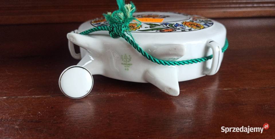 Porcelanowa karafka Hollohaza Hungary Biała pomorskie Gdańsk