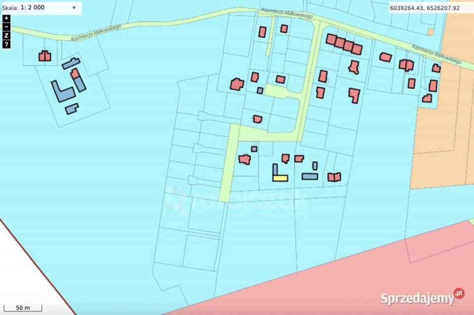 Grunt Gdynia Kazimierza Małkowskiego 2069m2