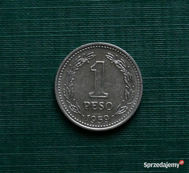 ARGENTYNA 1 peso 1959r Numizmatyka śląskie Gliwice