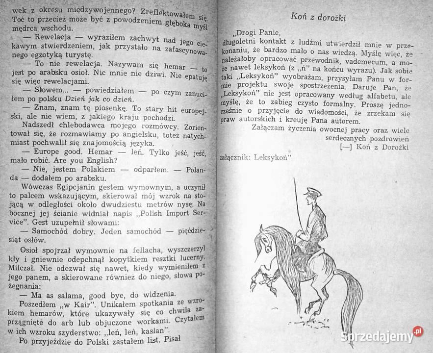 Dowolnie na koń Jan Janiszewski lubelskie Chełm