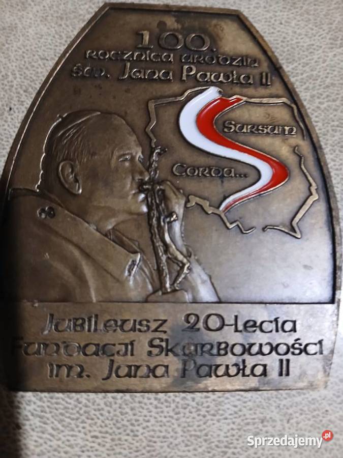 Pamiątka naszym Papierzu Janie Pawle II Warnice