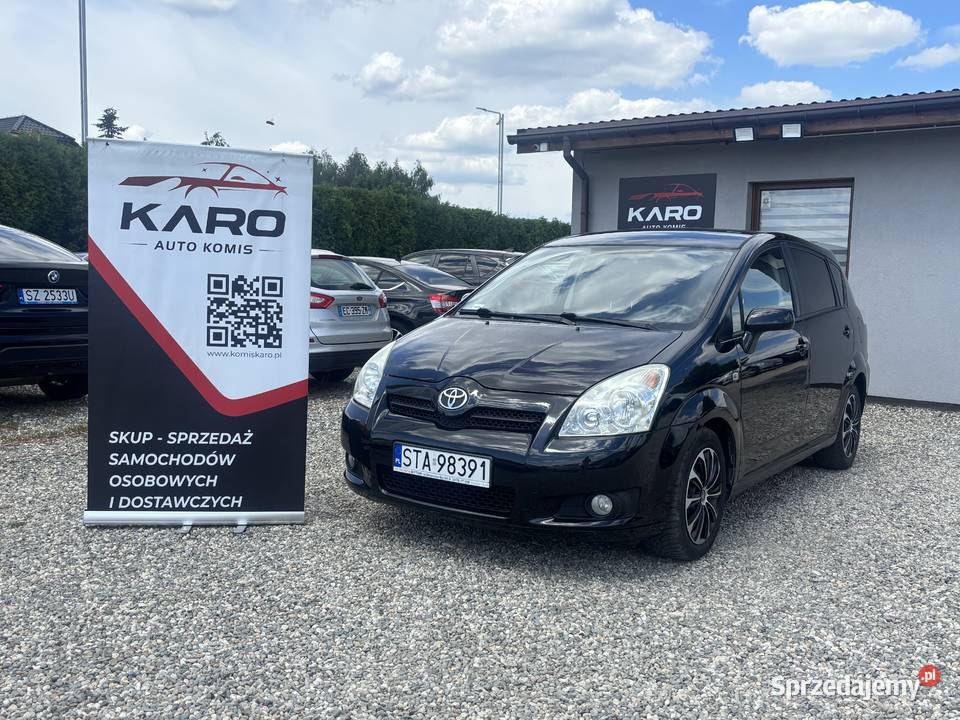 Toyota Corolla Verso 2008r 7 osobowy GWARANCJA radio Corolla Verso Paniówki