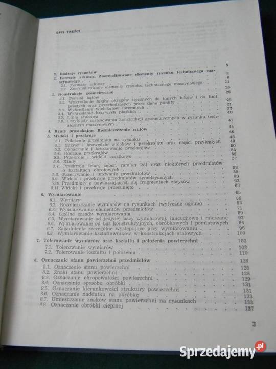 DOBRZAŃSKI RYSUNEK TECHNICZNY MASZYNOWY zachodniopomorskie sprzedam