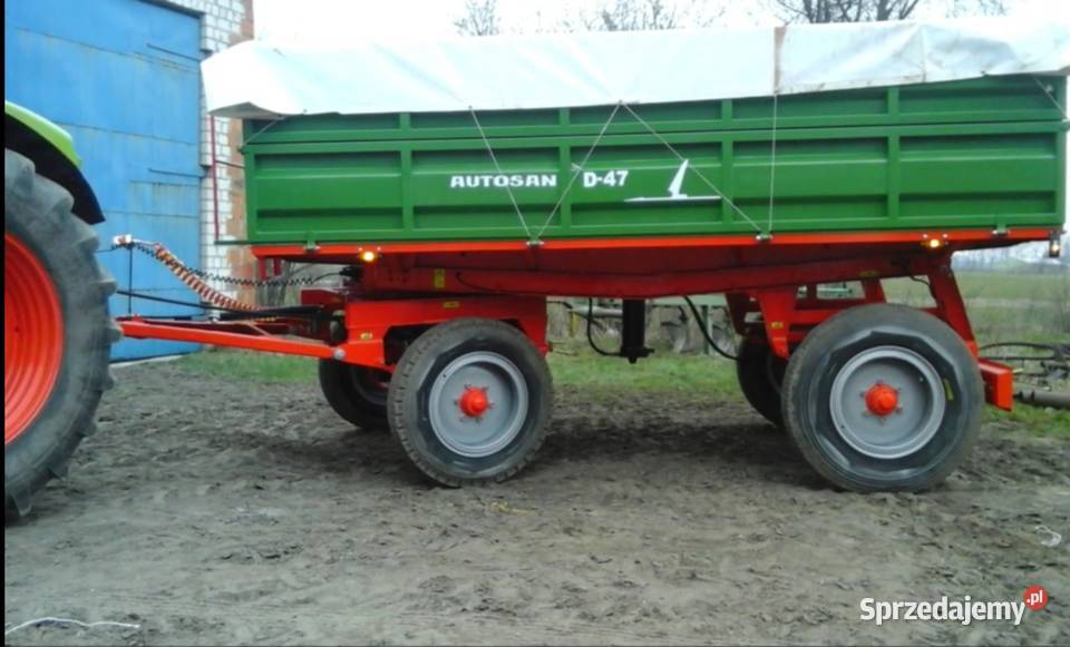 Przyczepa rolnicza Autosan D47 wywrot na 3 Żnin