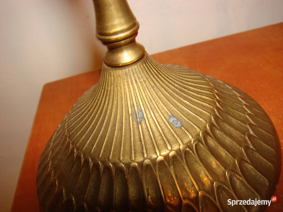 mosiężna menora Rękodzieło pomorskie Pruszcz Gdański