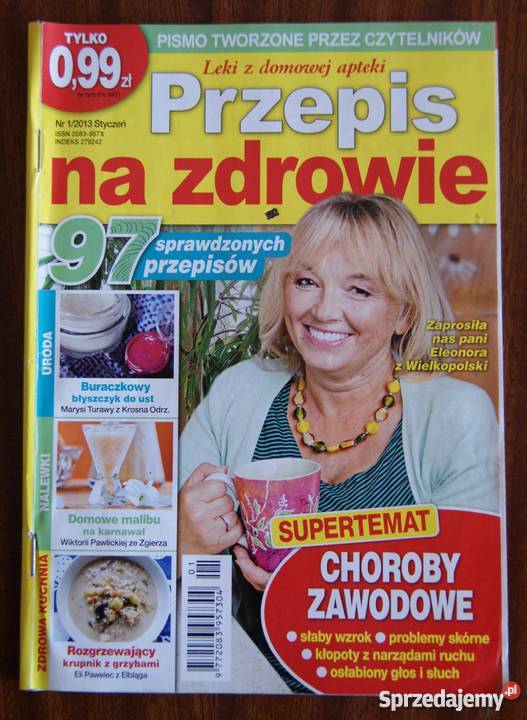 Przepis na zdrowie 12013 Styczeń Rok wydania 2013 Parczew sprzedam