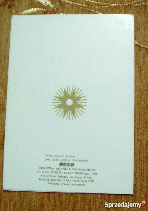 ZNAK BLIŹNIĄT PROJ GRAF ANDRZEJ MACIEJEWSKI Antyki, Sztuka, Kolekcje Piszczac