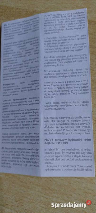 Podkład nawilżający z kremem 2 w 1 Natural Beige Lublin