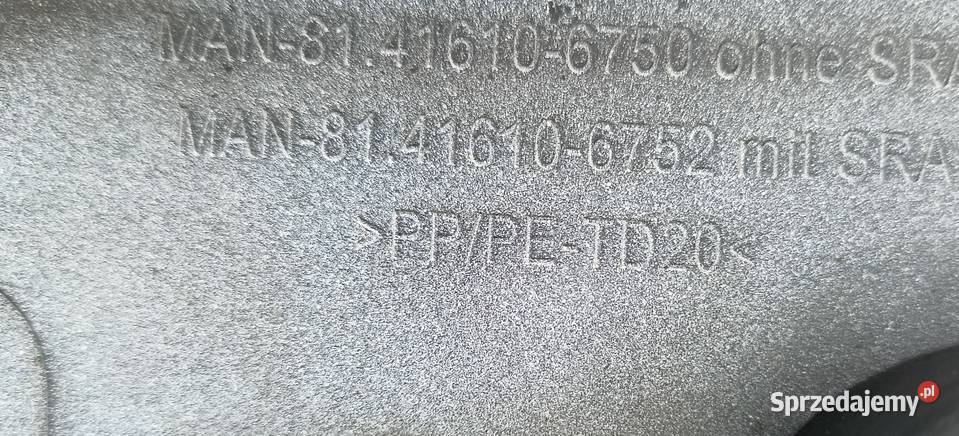 MAN TGX EURO 6 OKULAR PRAWY 81416106750 ciężarowe Sulechów