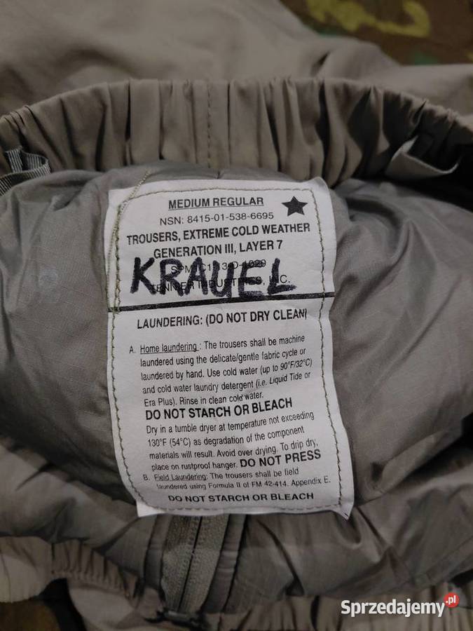 Spodnie PRIMALOFT PCU lvl7 medium regular 3 Wrocław