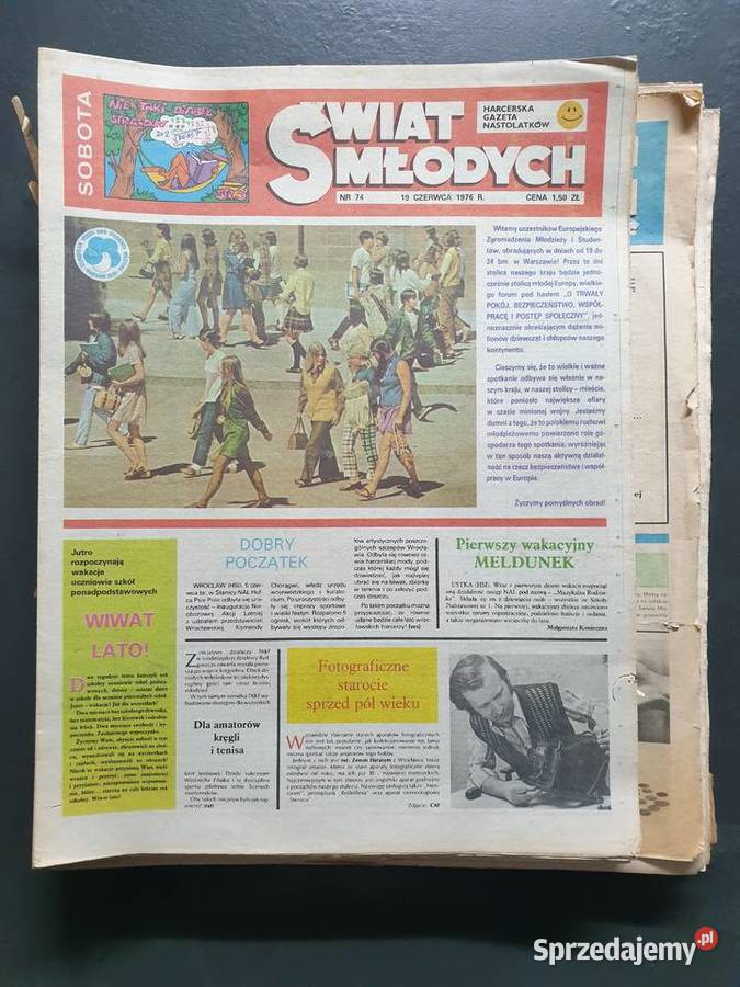 Świat Młodych 90 numerów różne roczniki pomorskie Gdynia