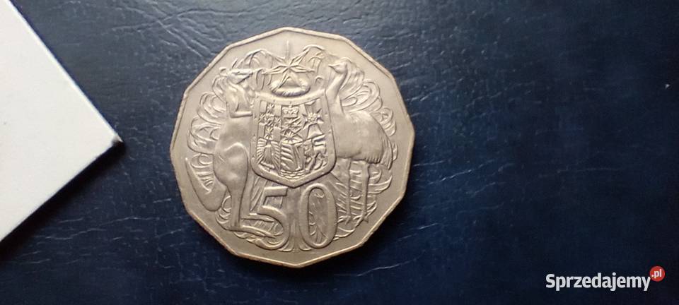 Stare monety 50 cent 1971 Australia Lesko