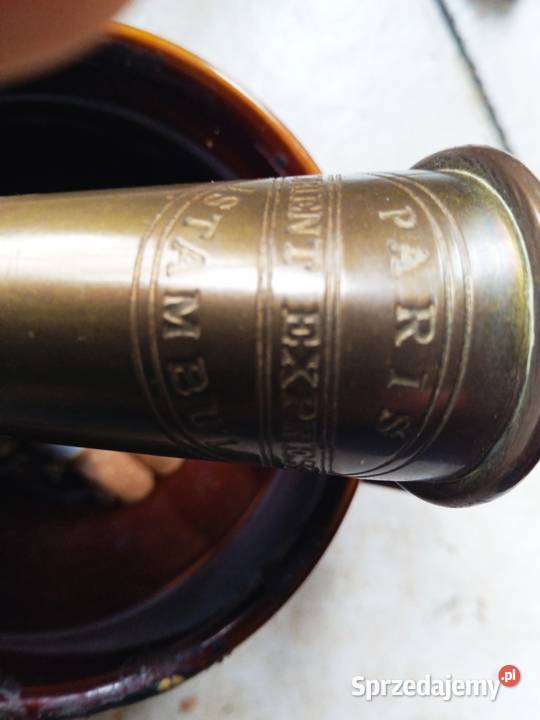 Francuska mosiężna trąbka konduktorska Kraków