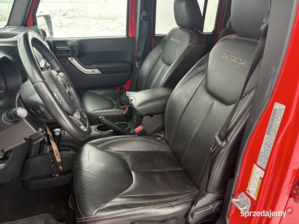 Jeep Wrangler JL Sahara 36 285 4x4 skórzana tapicerka Kłodzko