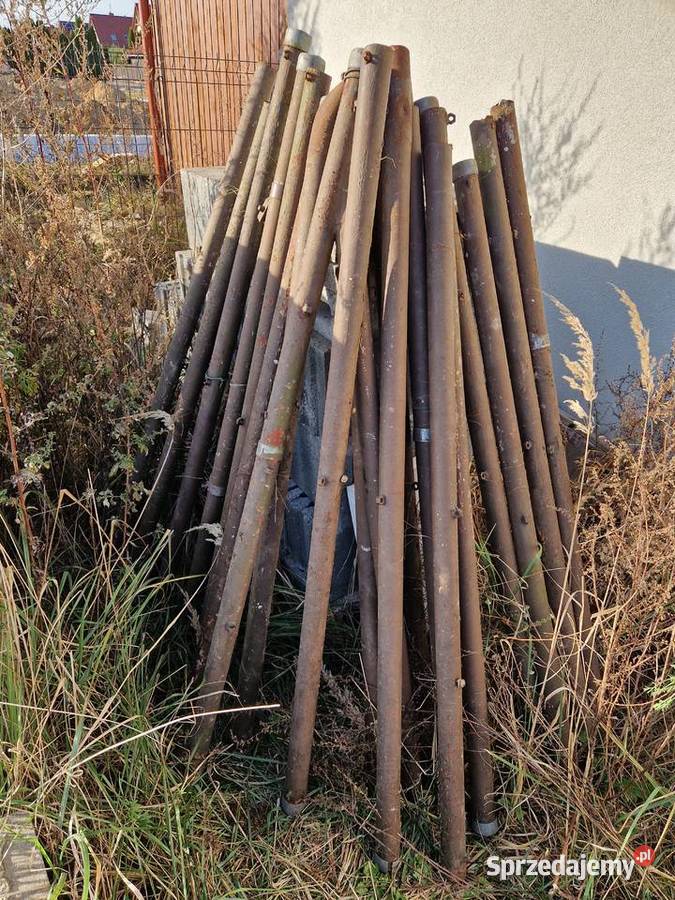 Słupki ogrodzeniowe fi 60mm 20 Budowa Słupca sprzedam