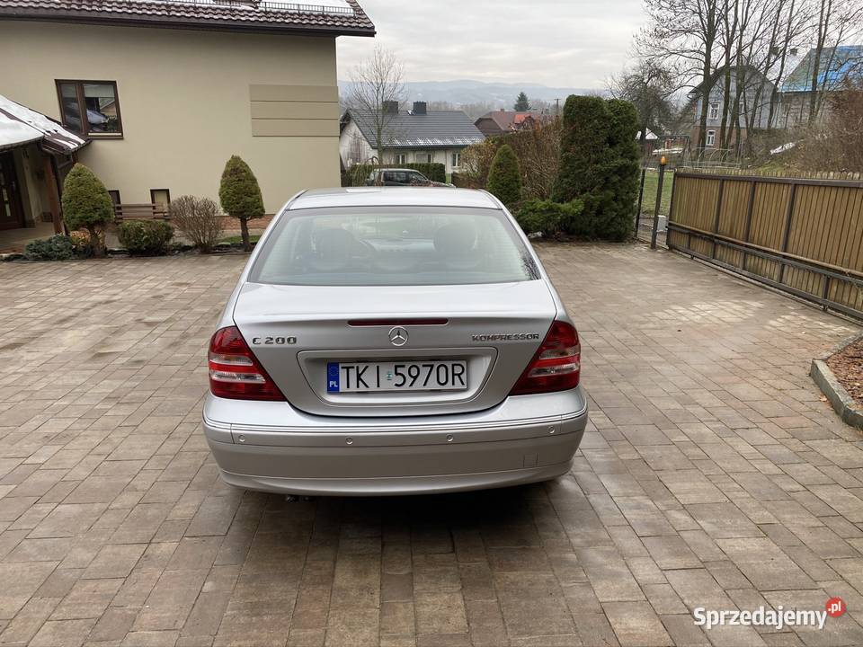 Mercedes C W203 2004 18 Kompressor Automat reflektory ksenonowe Stara Wieś sprzedam