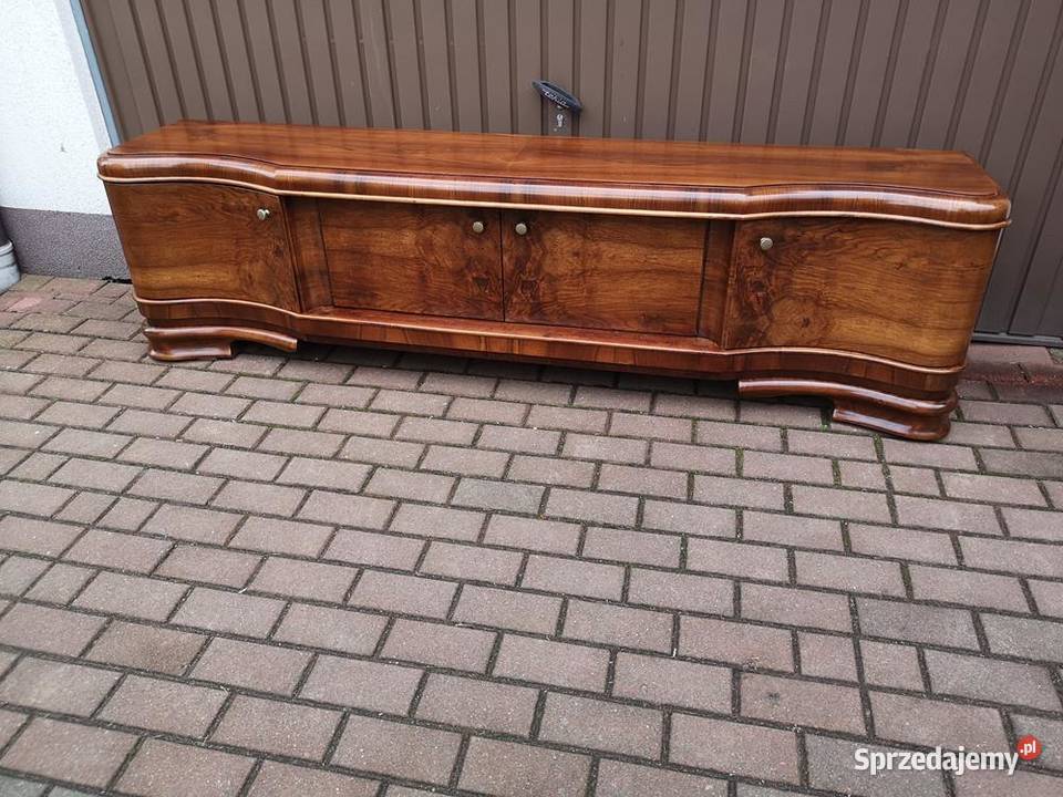 Komoda ARTDECO Orzech Unikatowa Niska RTV Stara sprzedam