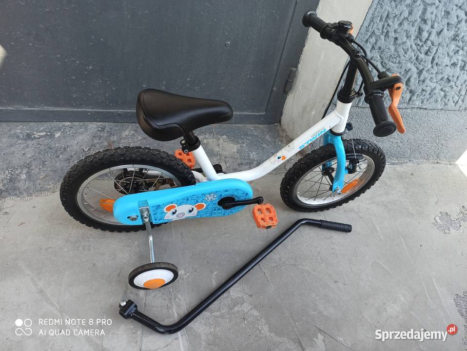 Rowerek Dzieciecy Btwin 14 Kółka Boczne Pchacz Dziecięce Wieliczka
