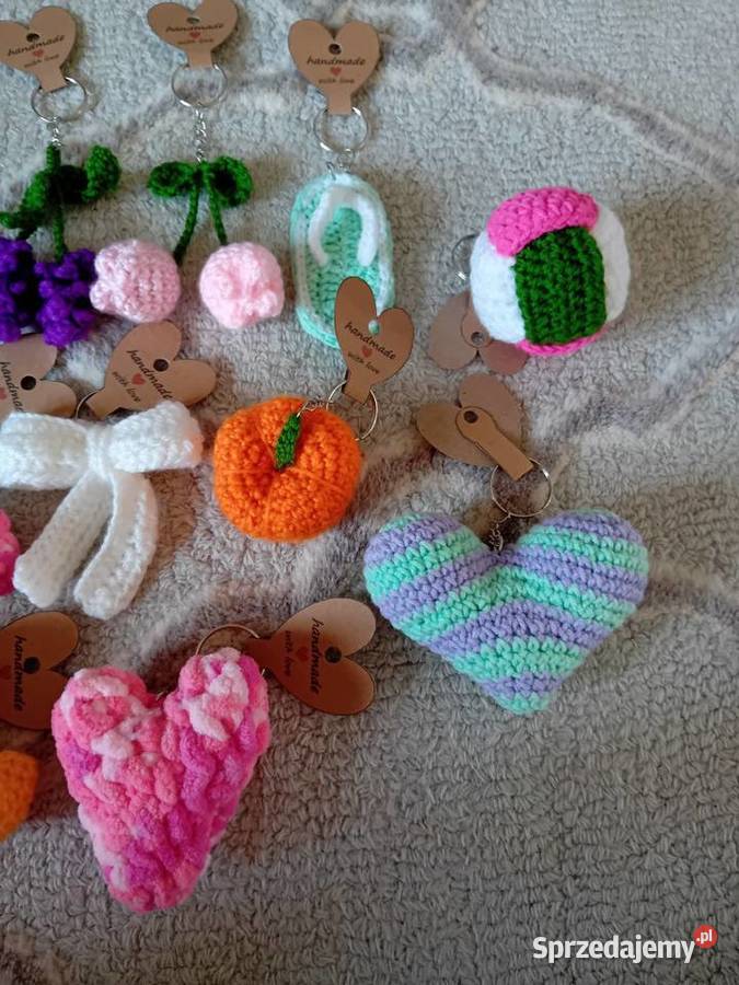 Breloczki na szydełku Handmade łódzkie