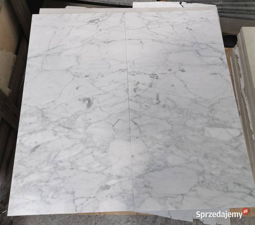 Płytka marmurowa carrara bianco 60x30x1 poler Przemyśl