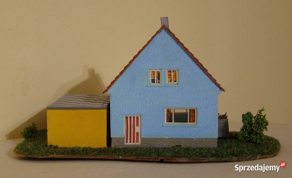 Domek na makietę 26 kolejka skala TT łódzkie