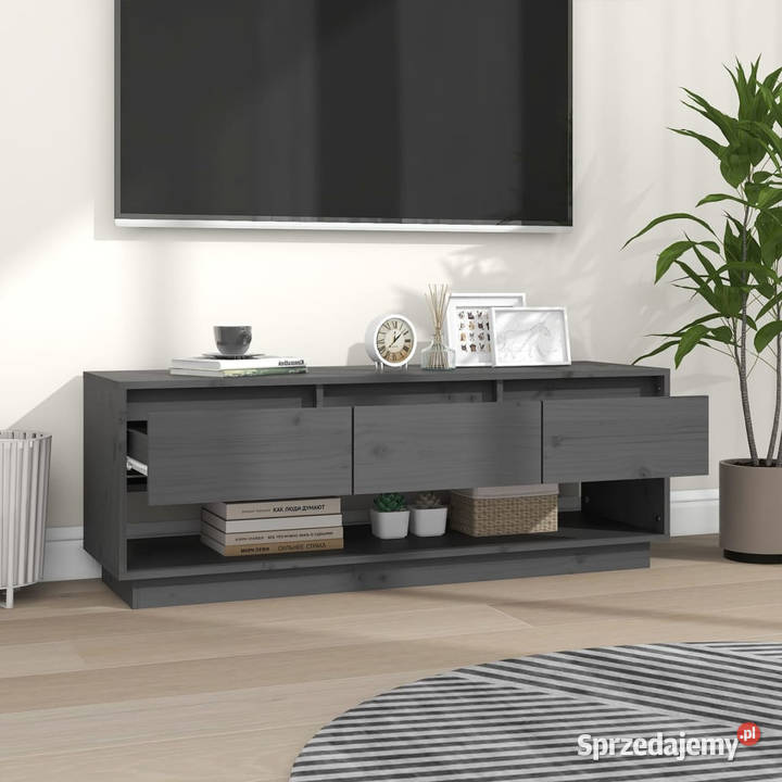 Szafka pod telewizor szara 1105x34x40 lite Warszawa