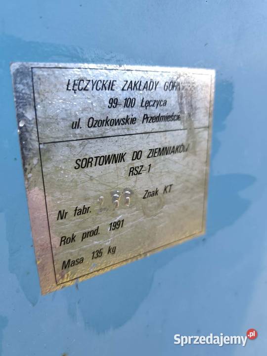Sprzedam sortownik do ziemniaków oryginał nigdy