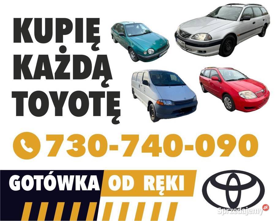 SKUP TOYOT W KAŻDYM STANIE Warszawa