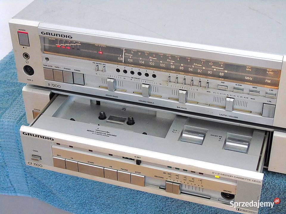 Amplituner i magnetofon Grundig Vintage DOSTAWA Jasło