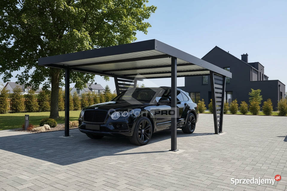 Carport V PREMIUM 45x5m Wypełnienie panelami Kalisz