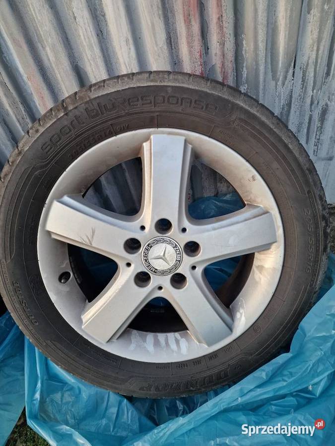 KOŁA MERCEDES OE 16 5x112 ET 46 z oponami 20555 śląskie Rybnik sprzedam