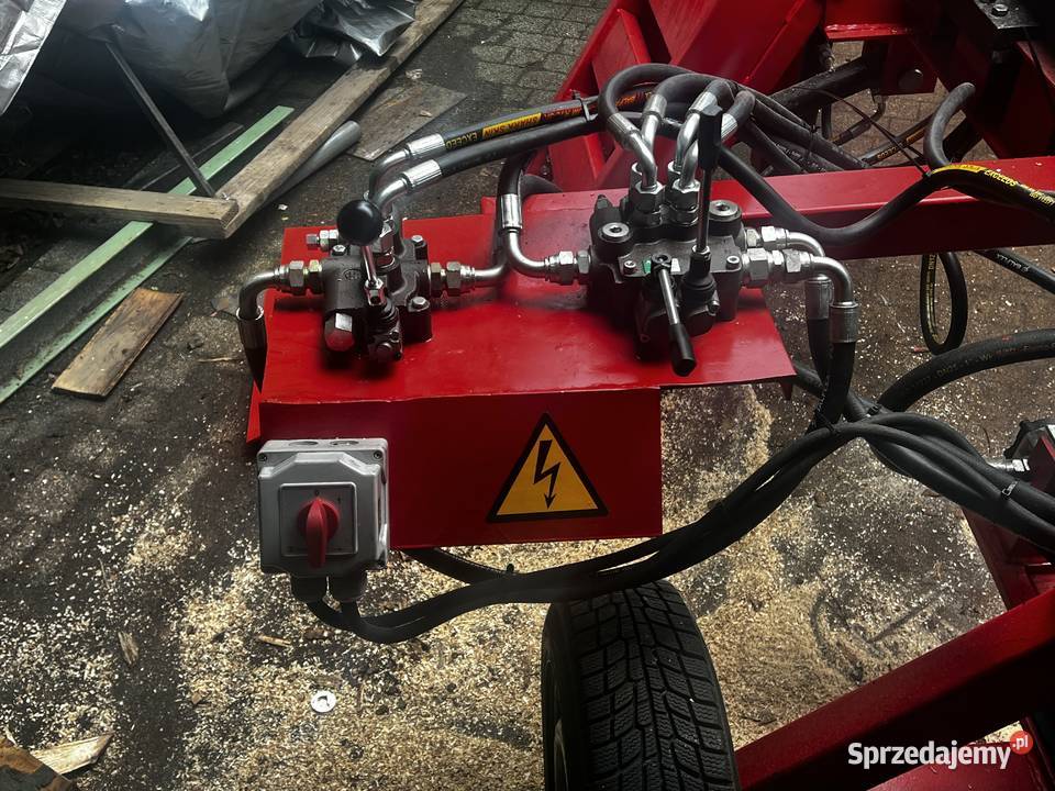 Łuparka hydrauliczna do drewna pozioma z windą małopolskie Myślenice