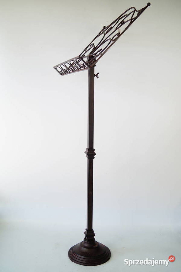 Metalowy rustykalny stojak do nut pulpit retro wielkopolskie Gizałki sprzedam