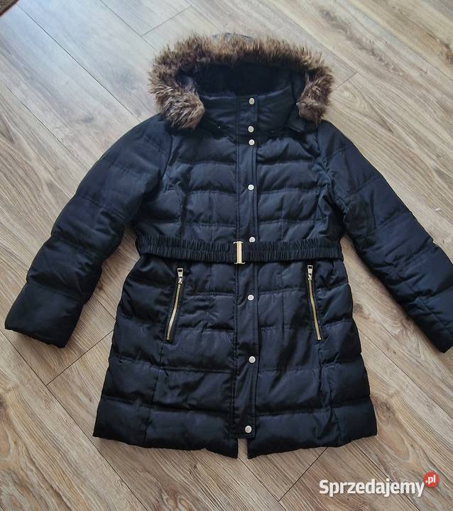 płaszcz zimowy HM czarny r 4244 XlXXL pikowany z Kraków