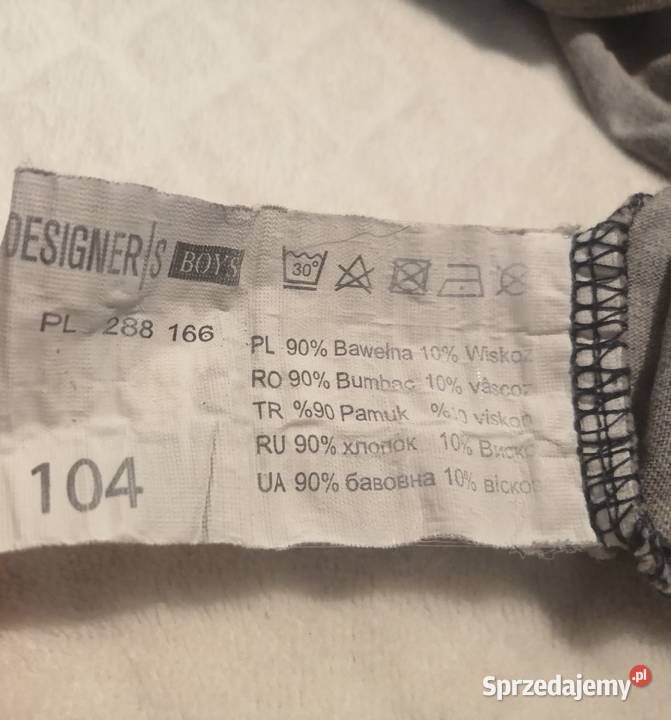 Koszulka długi rękaw Designers Boys 104 Pasy Dla Dziecka