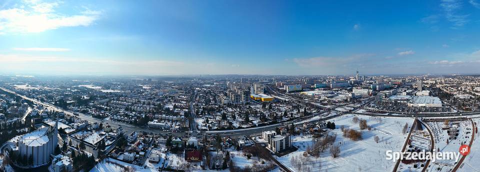 Zdjęcia dronem działki domy budowy Rzeszów i