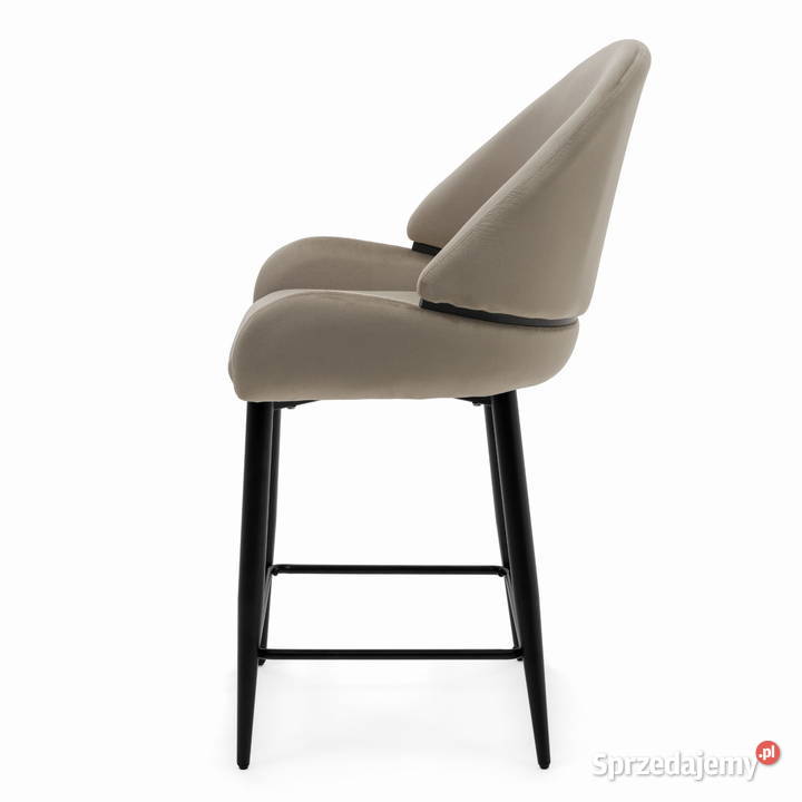 Hoker Tapicerowany Bergamo Ciemnobeżowy Wysyłka Tarchały Małe