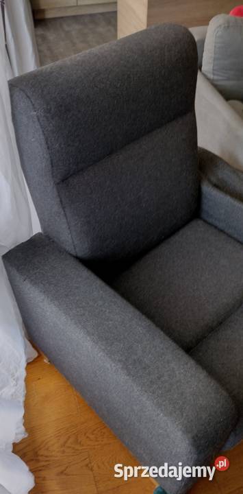 Solidny fotel wytrzymała tapicerka Pruszków