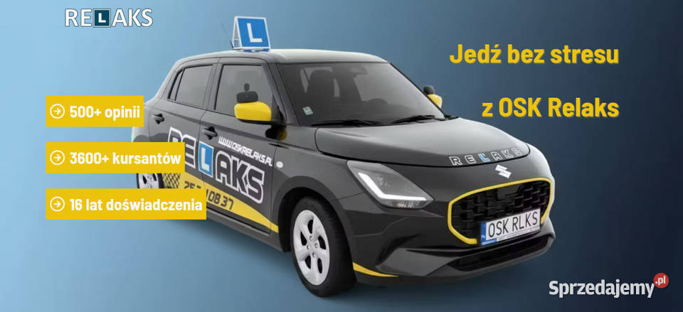 OSK Relaks Prawo jazdy Mińsk Mazowiecki Nauka sprzedam