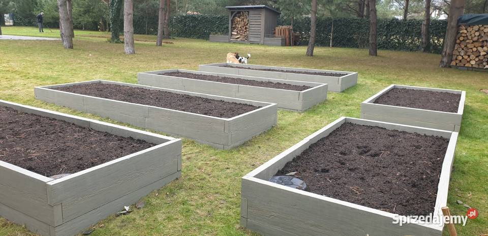 Warzywniak betonowy podwyższona grządka 128x371 Bielsko-Biała