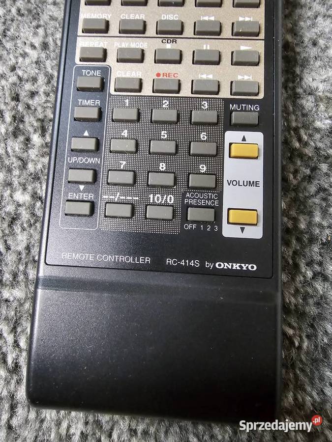 Pilot ONKYO audio RC414S wysyłka Kraków sprzedam