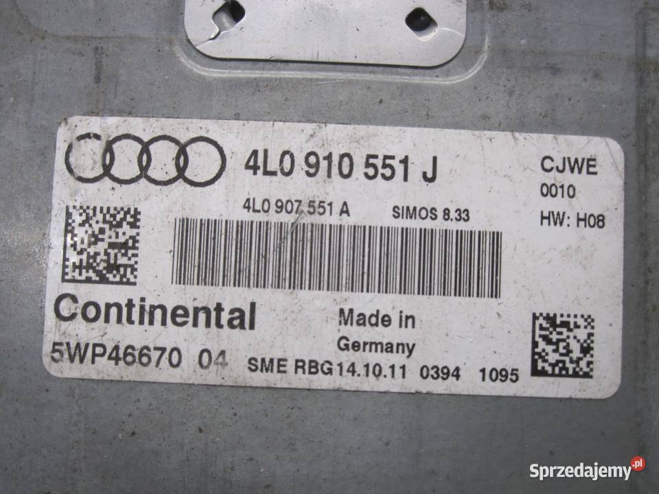 AUDI Q7 4L I 30 TDI 08r komputer sterownik