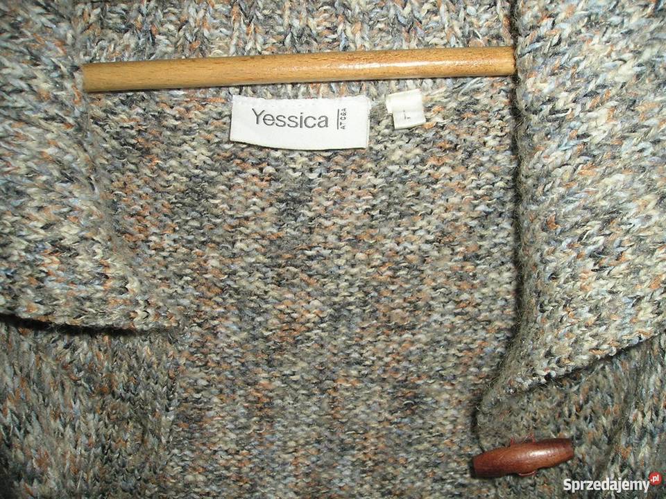 długi sweter z paskiem 4042 Yessica Słupsk