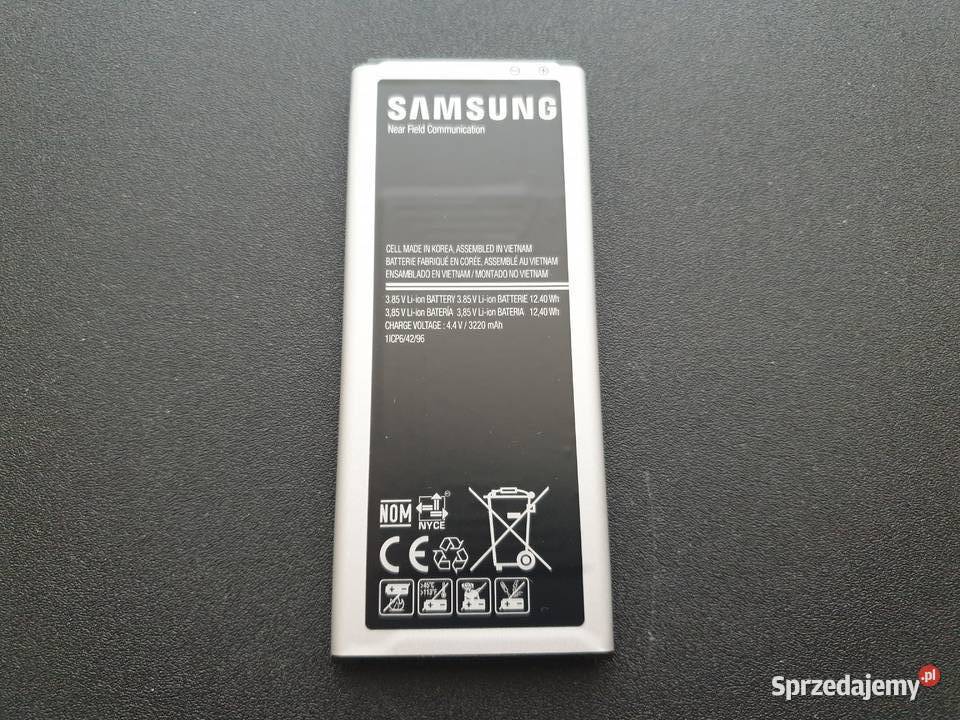 Nowa Oryginalna Bateria Samsung Galaxy Note 4 Baterie i akumulatory Częstochowa
