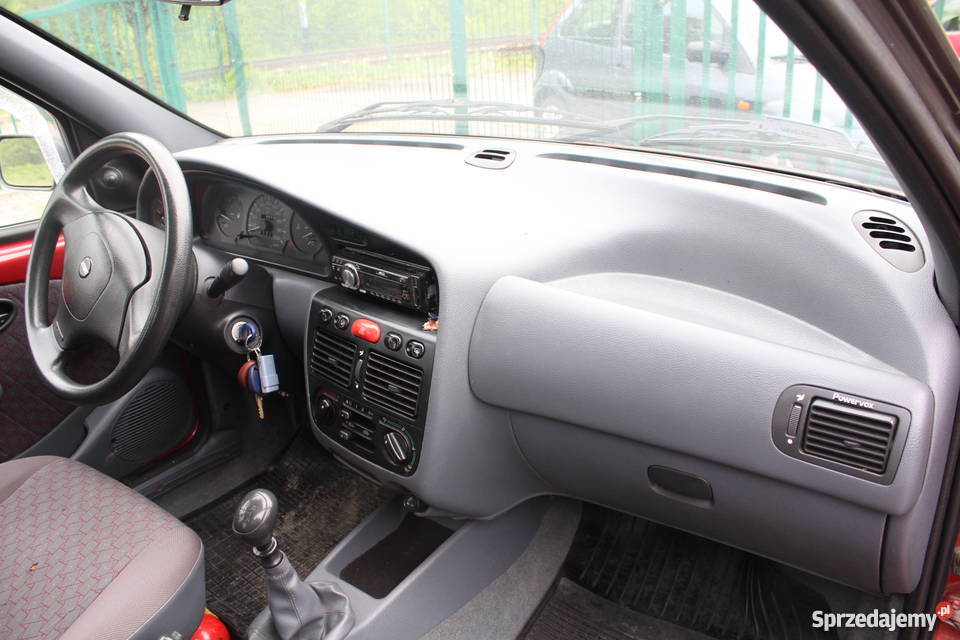 Fiat Siena 12 benzyna 2000r 134 Salon Polska 2 bordowy Radlin sprzedam