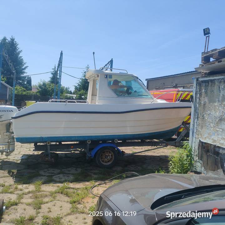 Łódź motorowa clear liner 595 honda 50 czyeros Pozostałe Hajnówka