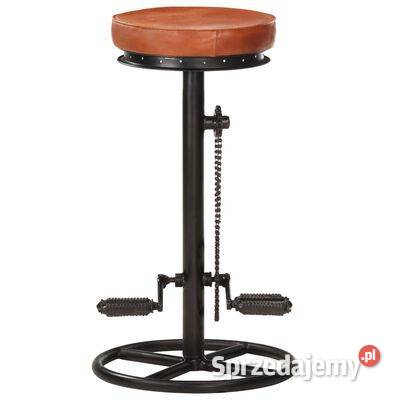 vidaXL Stołki barowe 2 czarnobrązowe naturalna Warszawa sprzedam