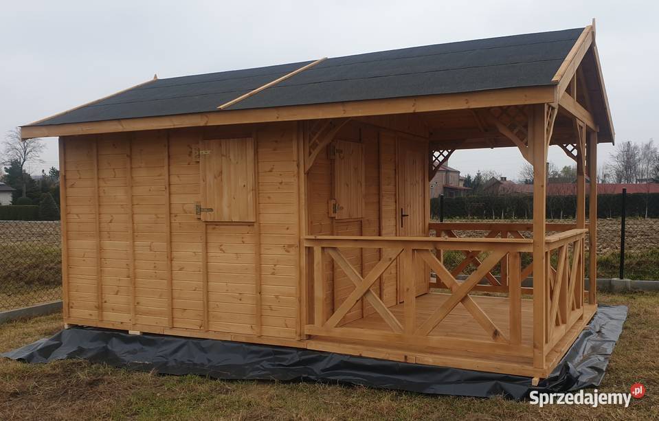 Domek letniskowy ogrodowy altana drewniana śląskie