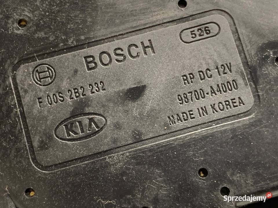 SILNIK WYCIERACZEK TYŁ KIA CARENS IV 98700A4000 Silniki wycieraczek